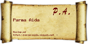 Parma Aida névjegykártya